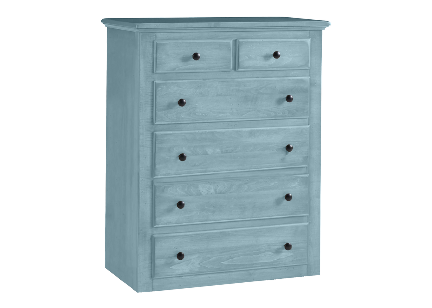 Traditional Solid Wood 6 Drawer Chest