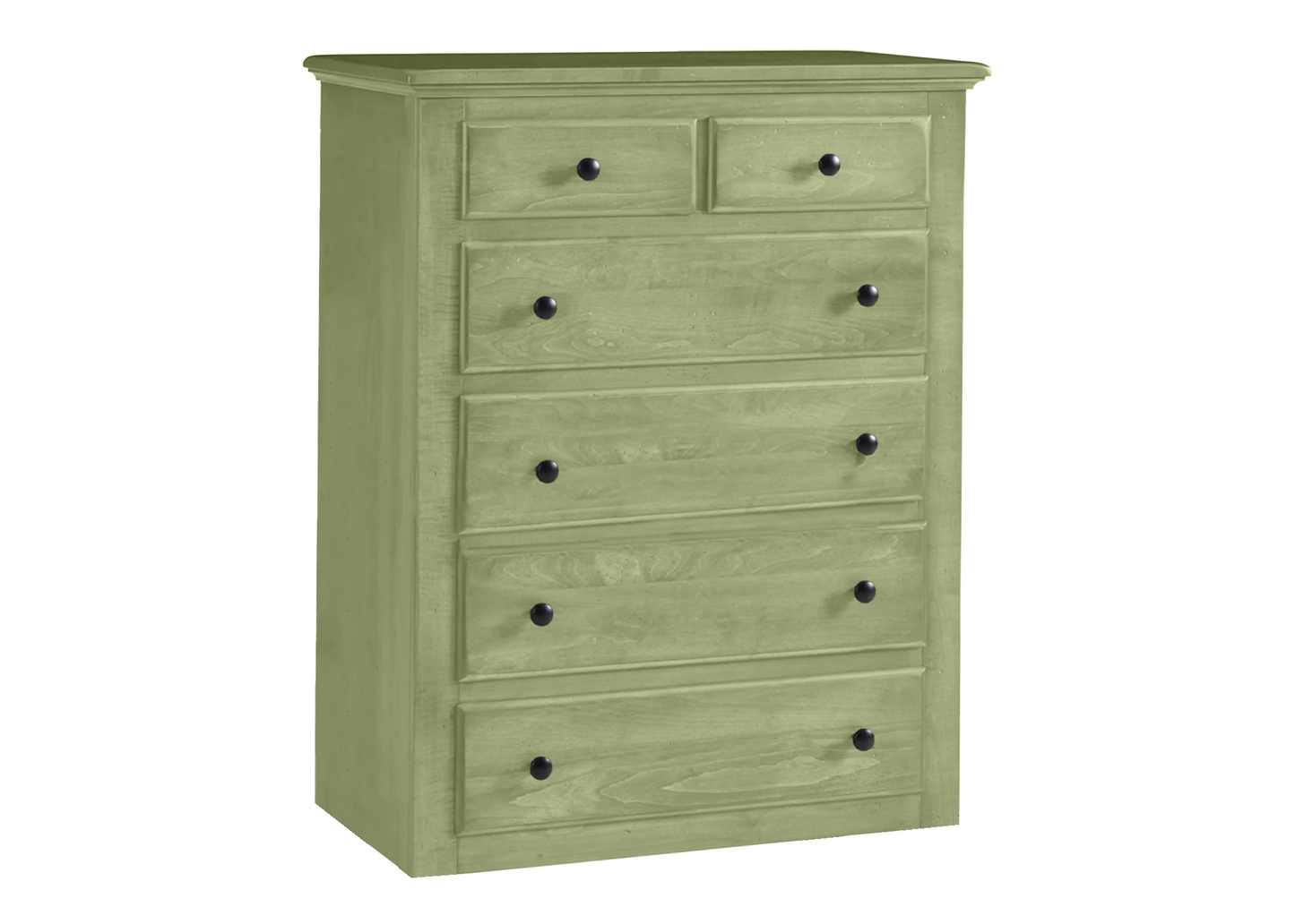 Traditional Solid Wood 6 Drawer Chest