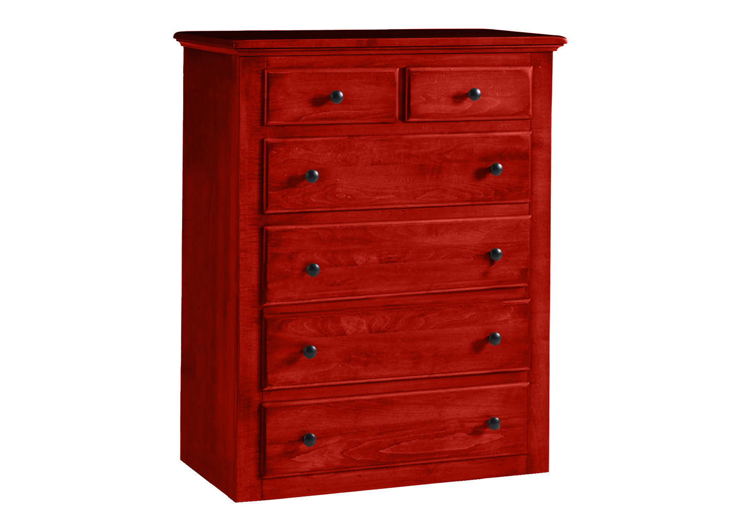 Traditional Solid Wood 6 Drawer Chest