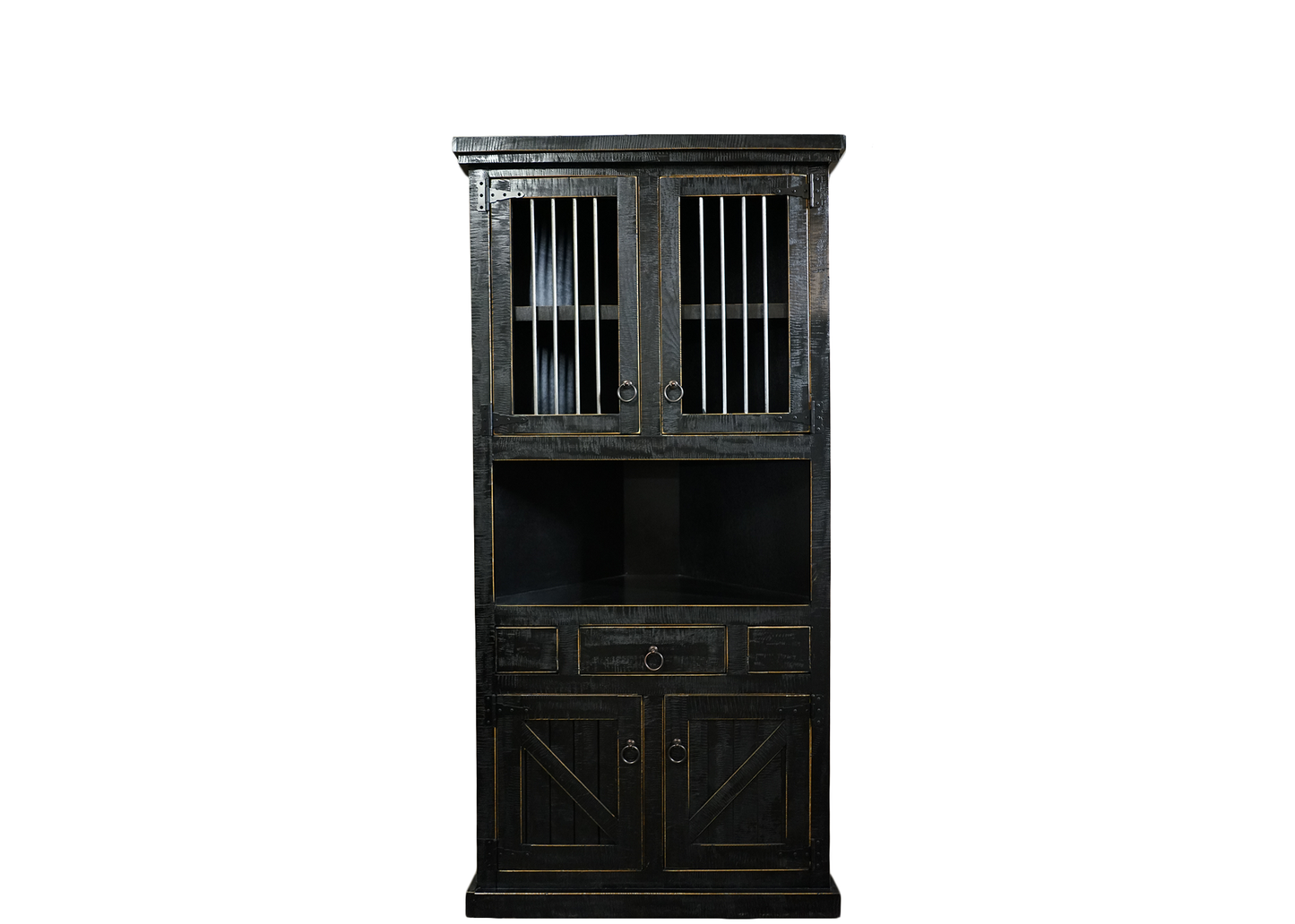 Farmhouse Corner Kitchen Dining Hutch Buffet