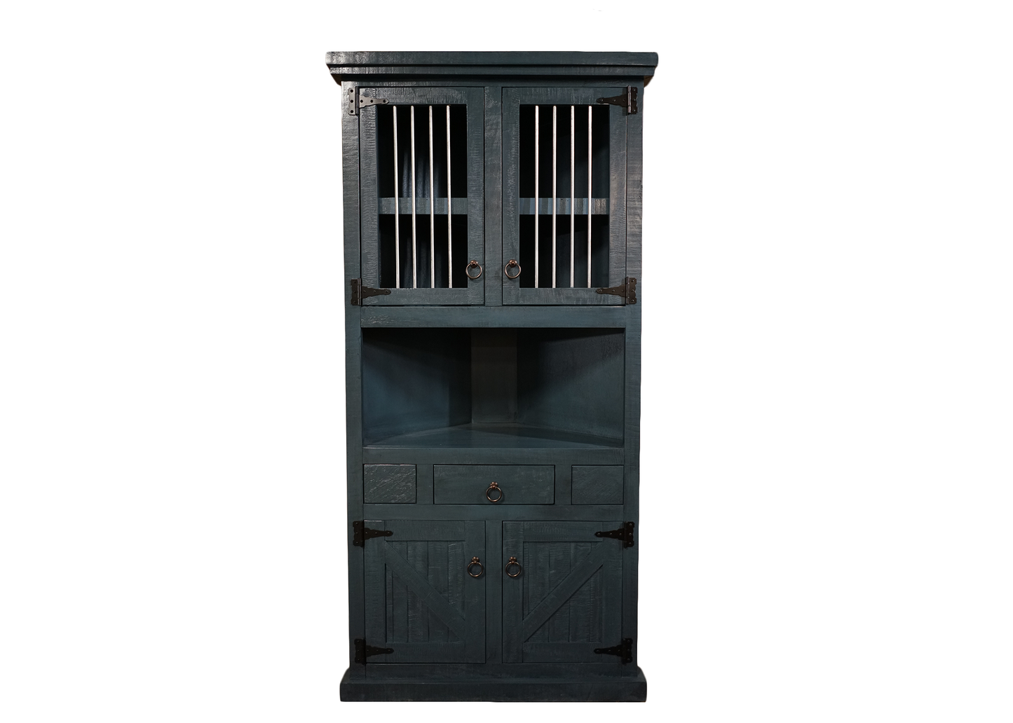 Farmhouse Corner Kitchen Dining Hutch Buffet