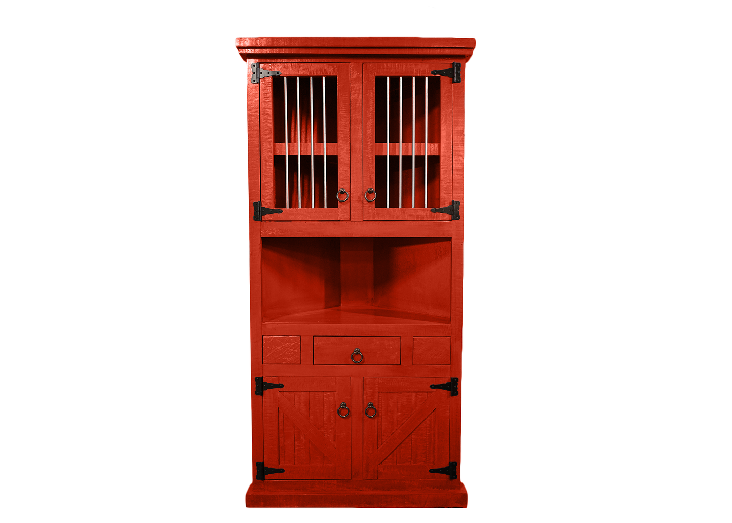 Farmhouse Corner Kitchen Dining Hutch Buffet