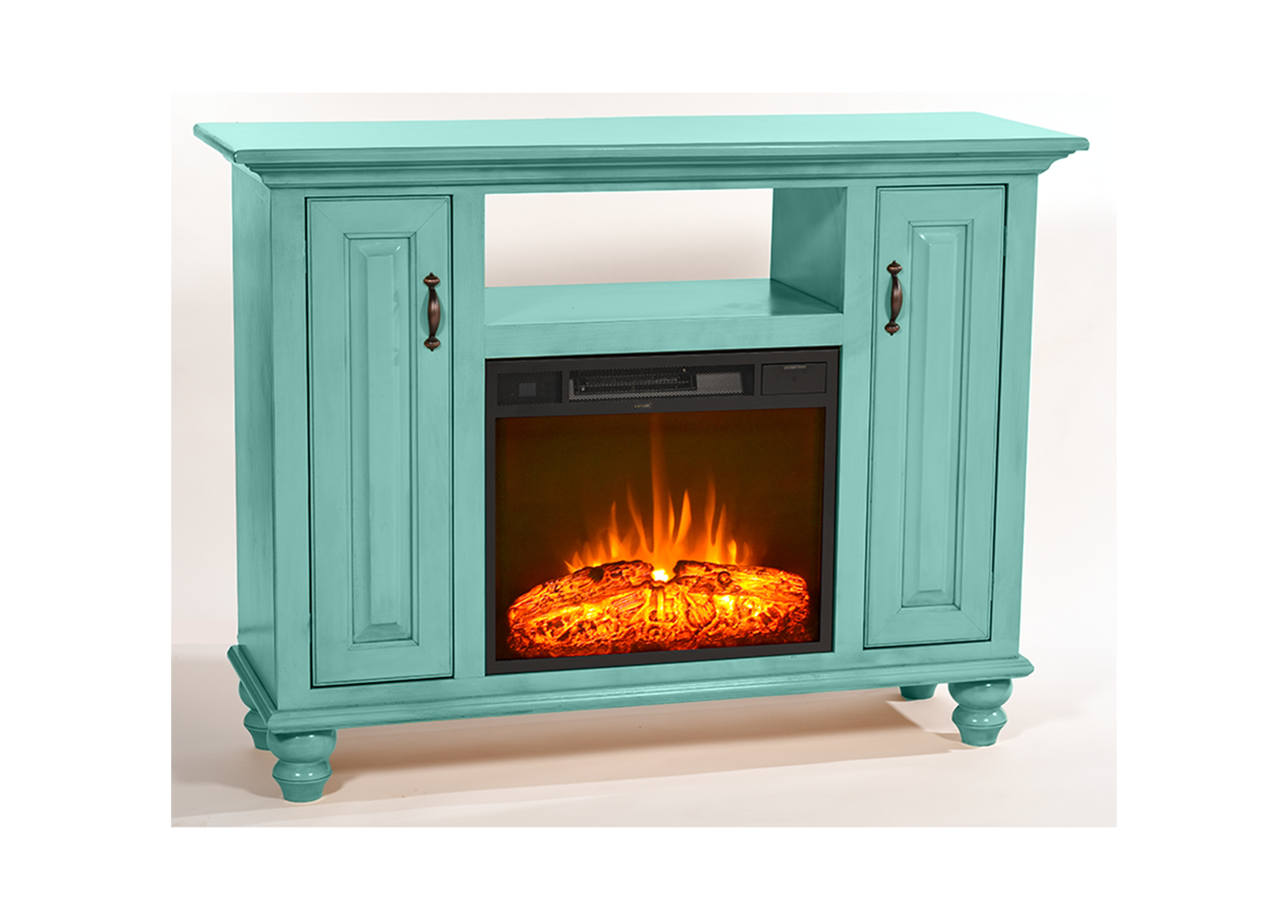Orleans Solid Wood Fireplace Console