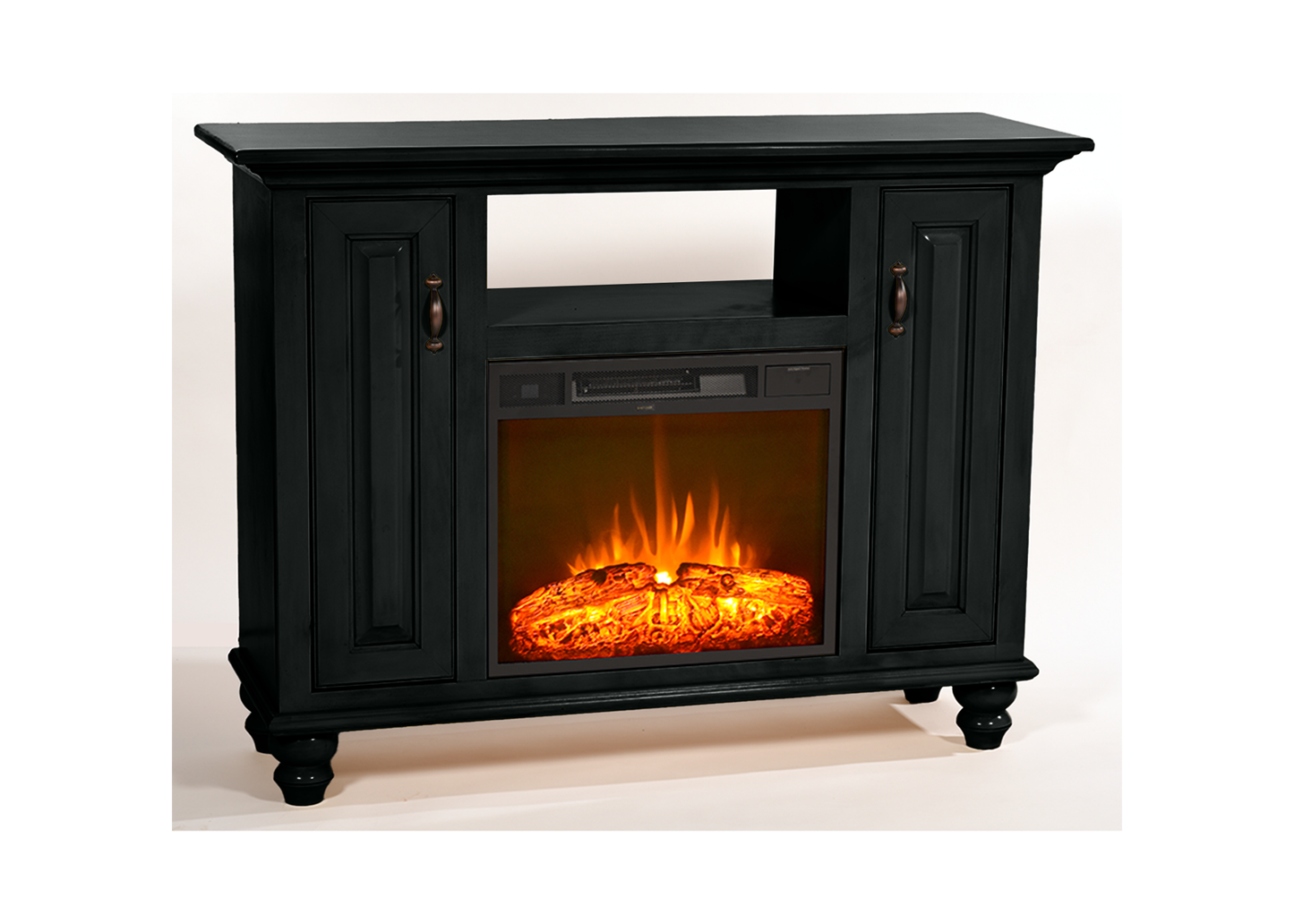 Orleans Solid Wood Fireplace Console