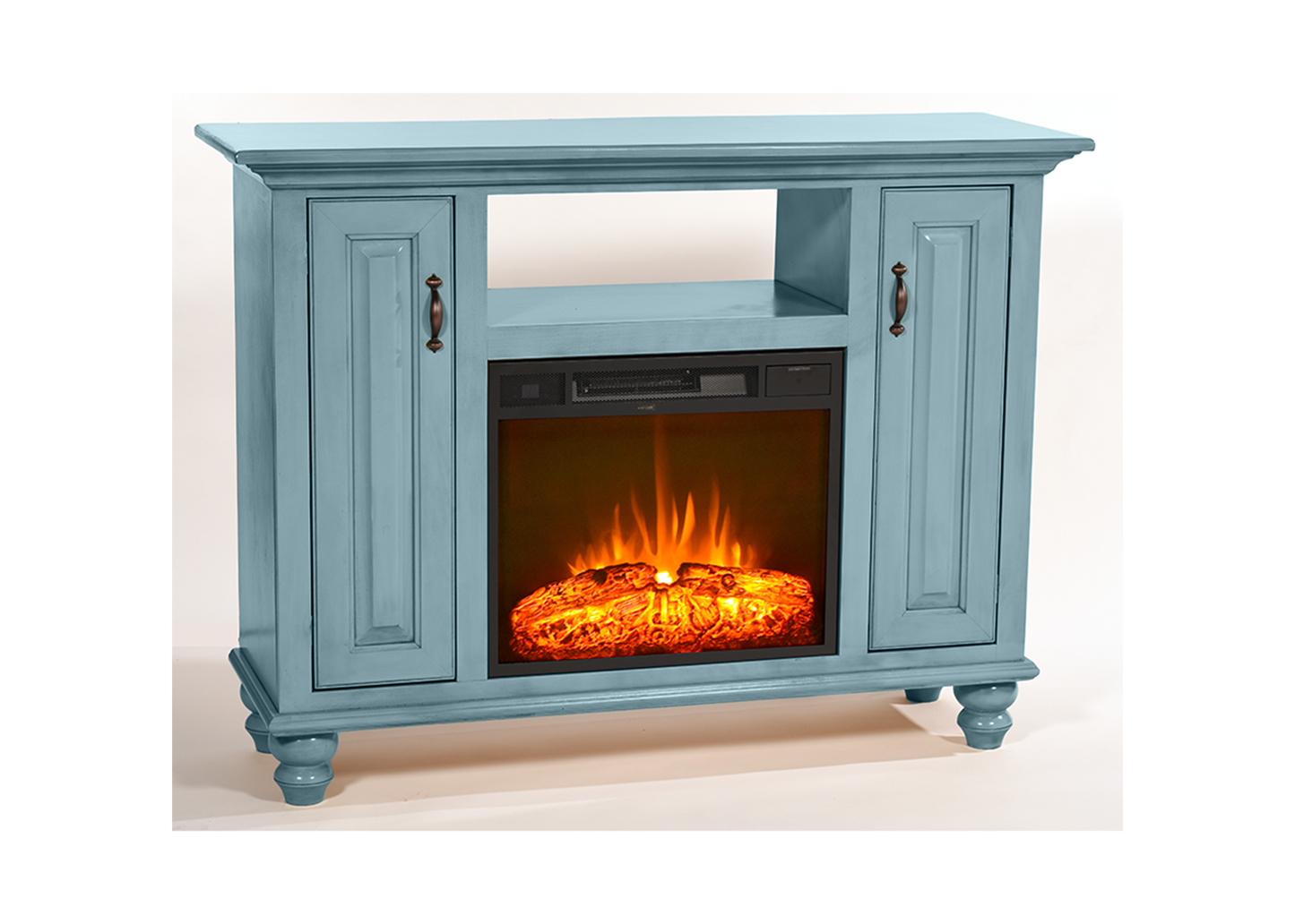 Orleans Solid Wood Fireplace Console
