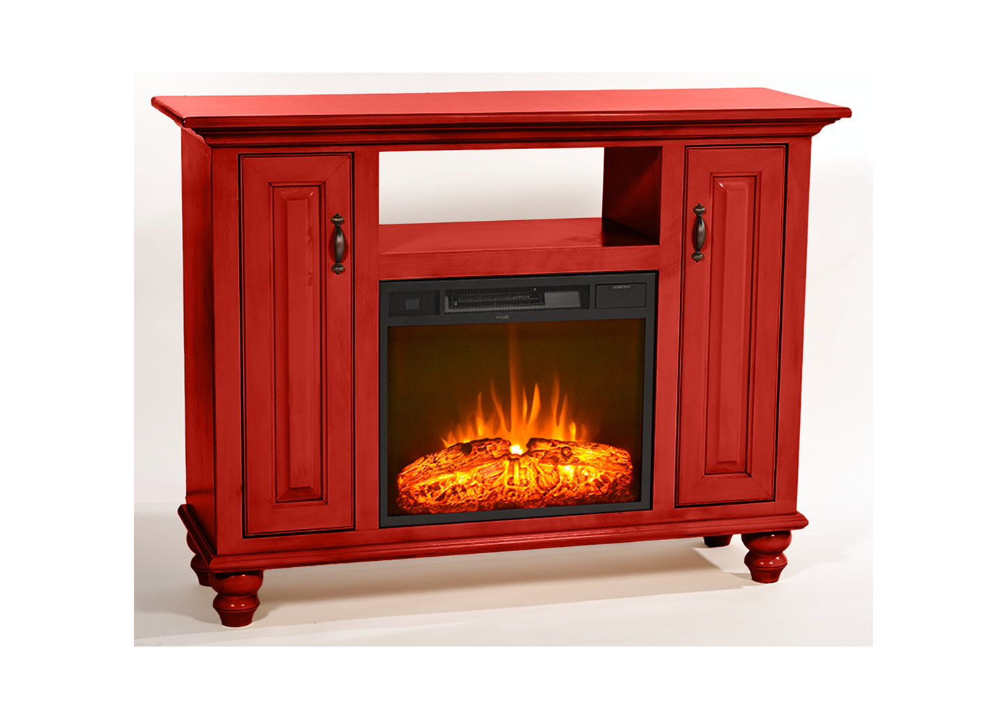 Orleans Solid Wood Fireplace Console