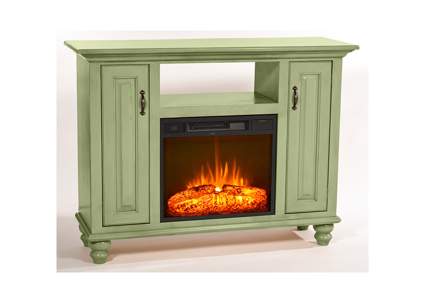Orleans Solid Wood Fireplace Console