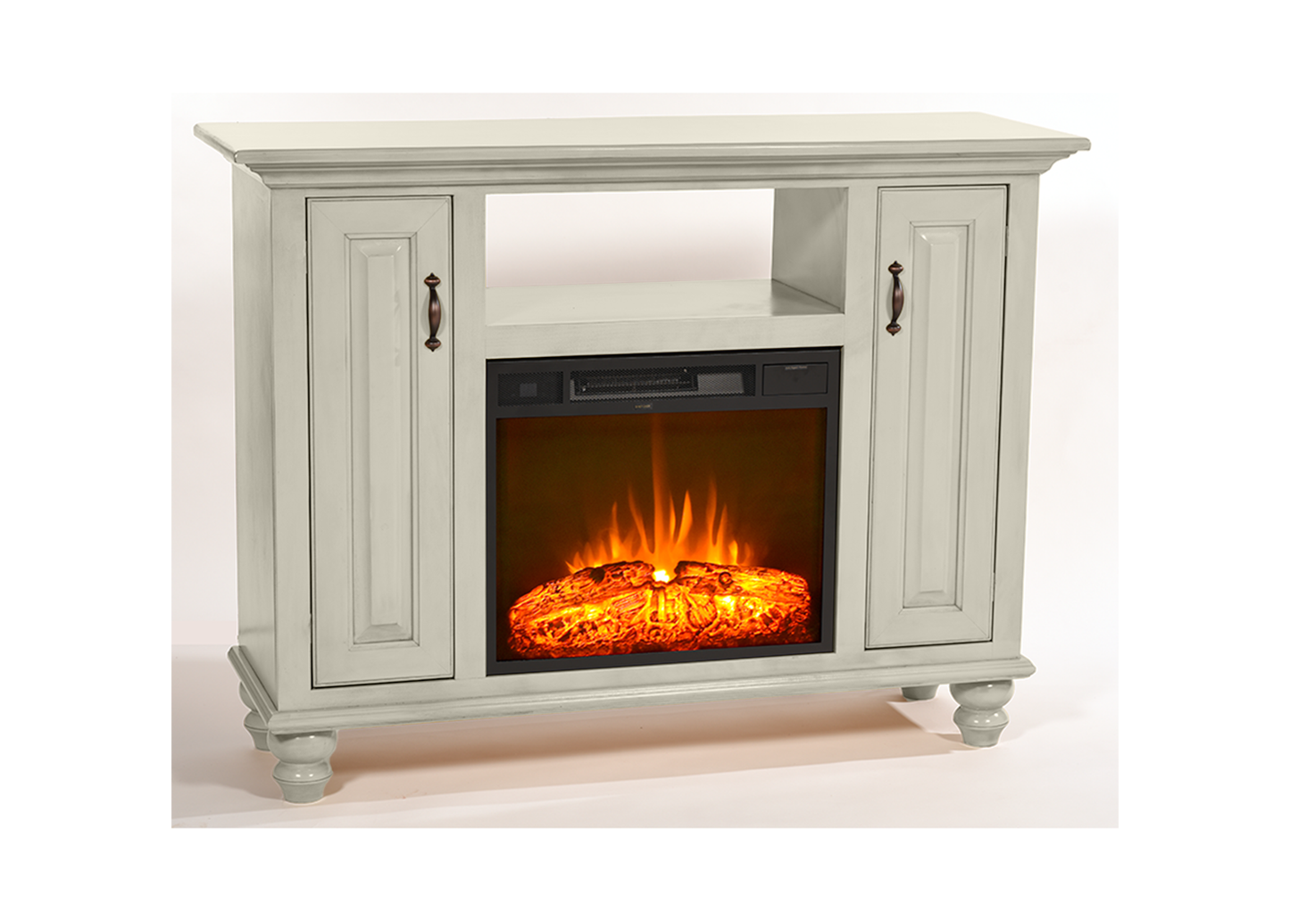 Orleans Solid Wood Fireplace Console