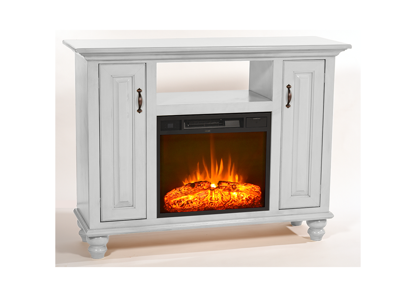 Orleans Solid Wood Fireplace Console
