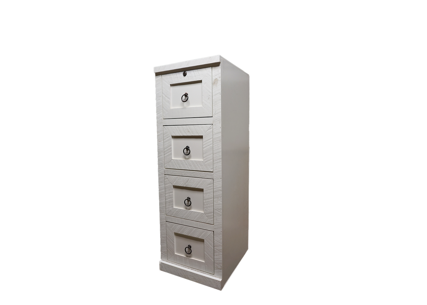 Farmhouse Solid Wood File Cabinet eagle furniture bright white front