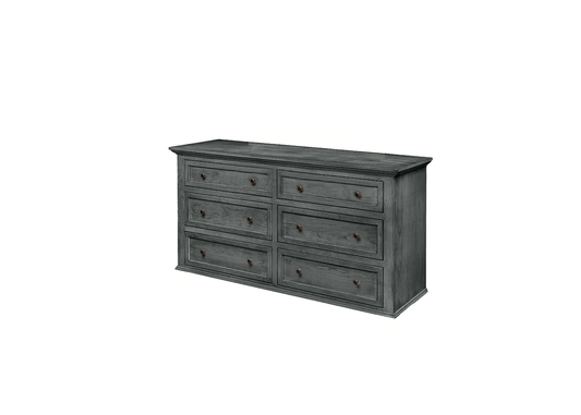 Modern Solid Wood 6 Drawer Dresser