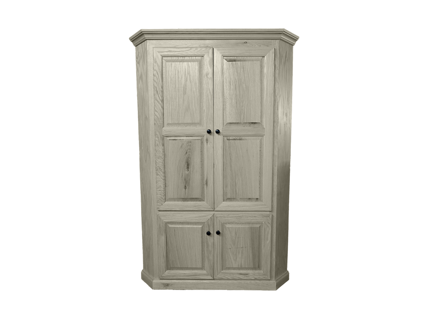 Classic Oak Corner Solid Wood Kitchen Pantry