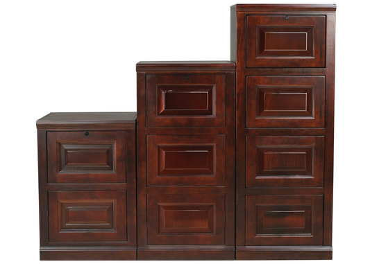 Traditional Solid Wood File Cabinets eagle furniture concord cherry front