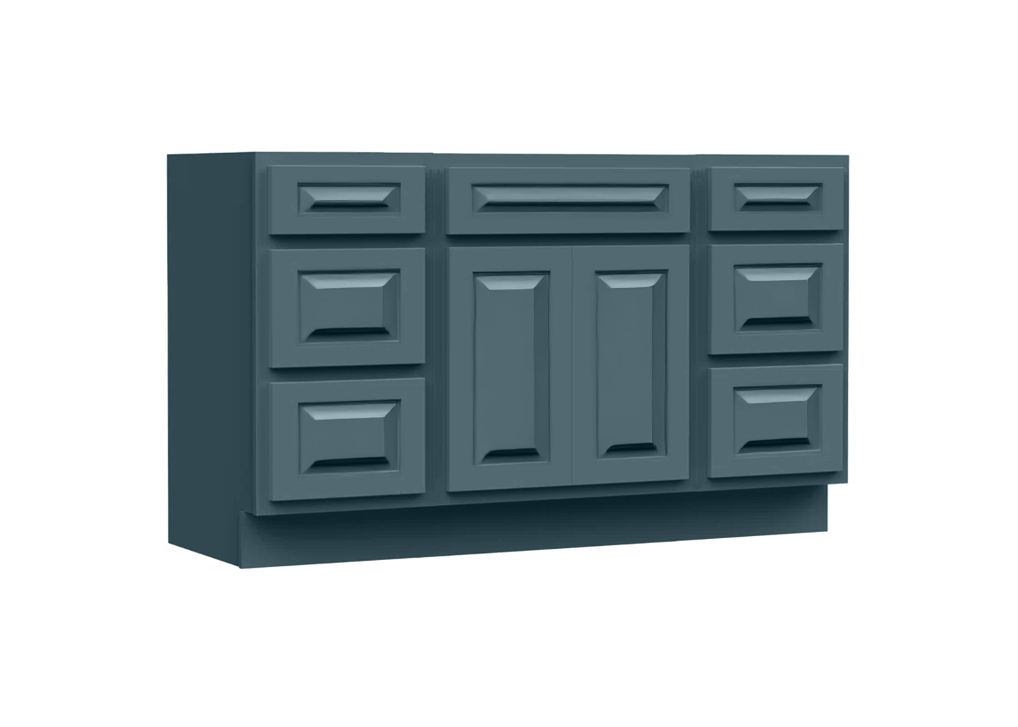 Traditional 60" Single Vanity, Without Top