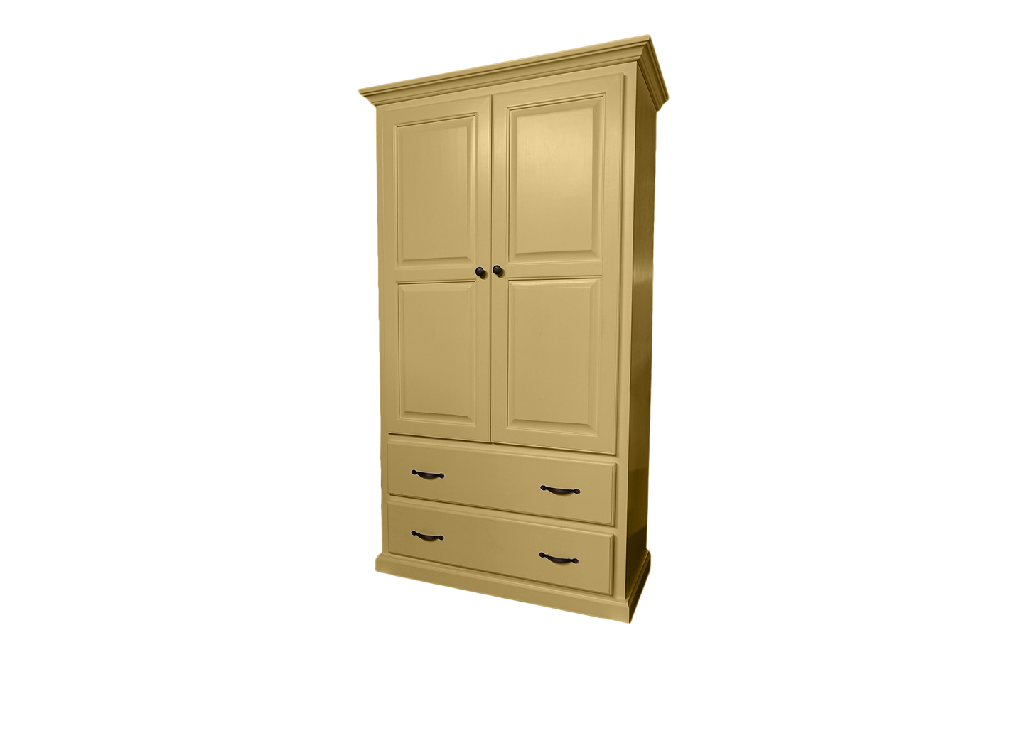 Traditional Solid Wood Wardrobe Armoire