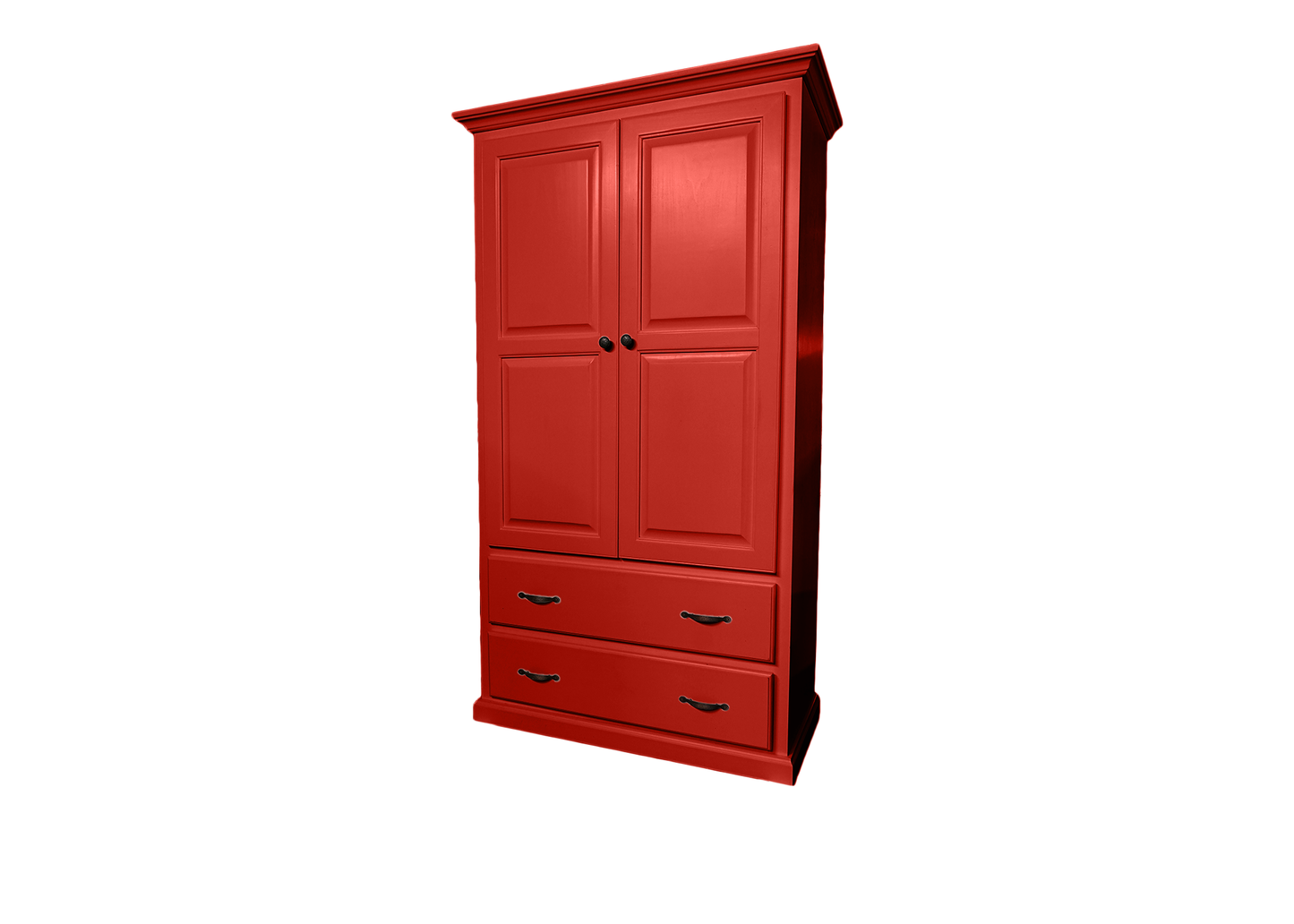 Traditional Solid Wood Wardrobe Armoire