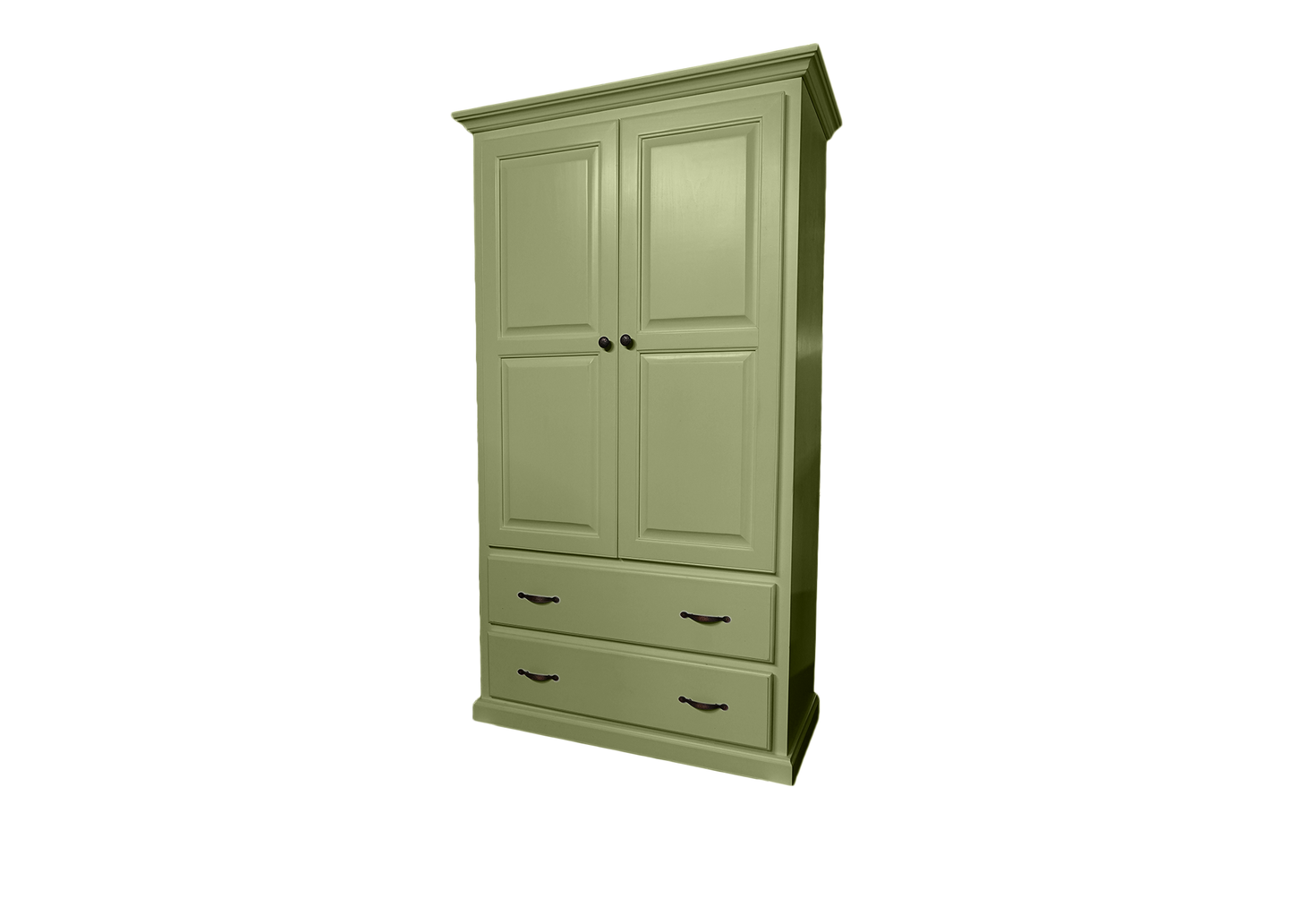 Traditional Solid Wood Wardrobe Armoire