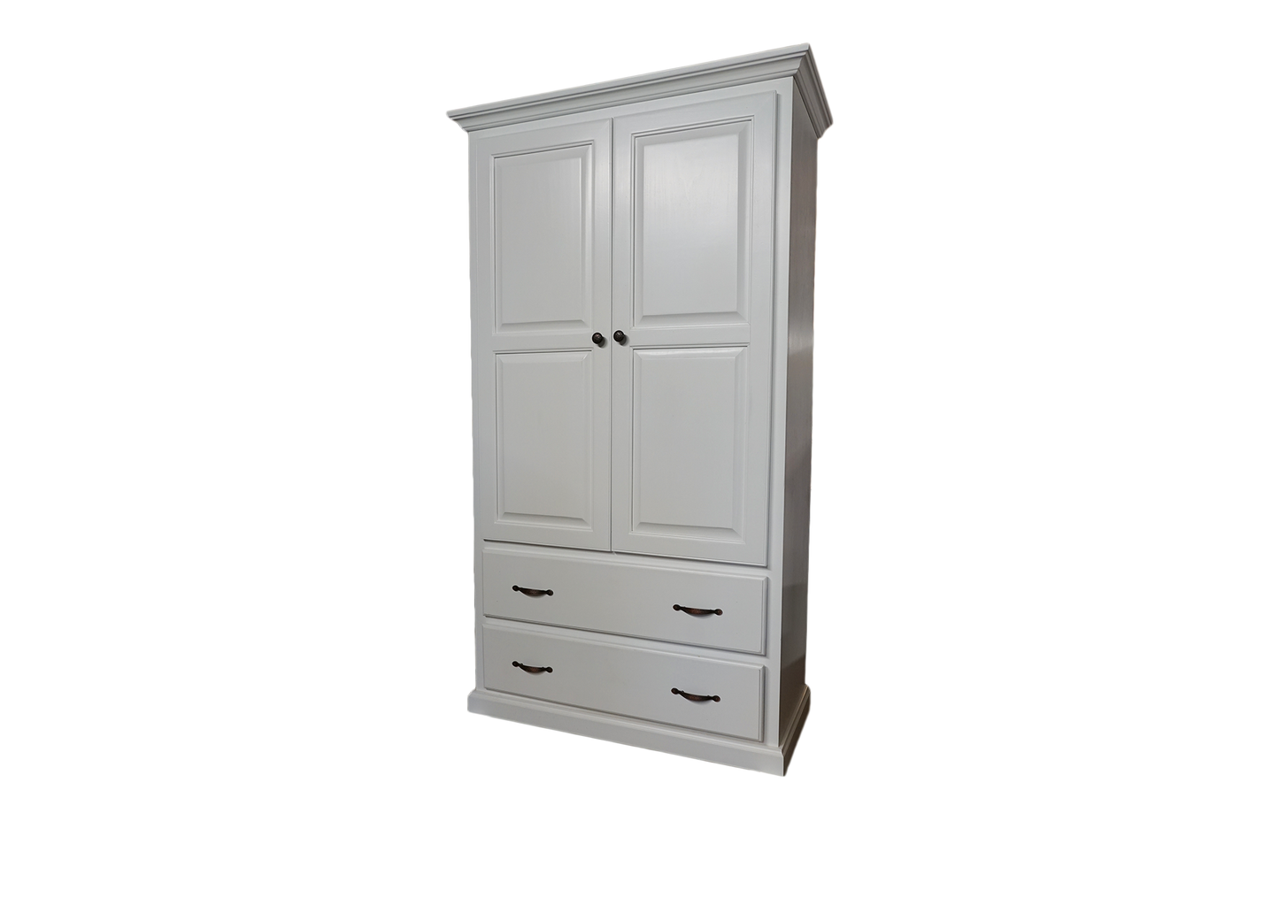 Traditional Solid Wood Wardrobe Armoire