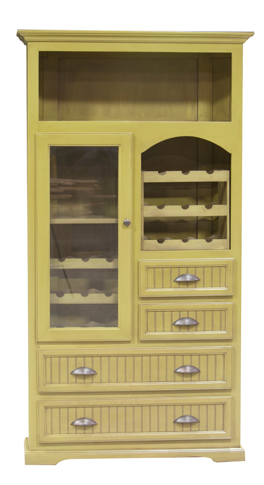 79" Tall Wine Cabinet