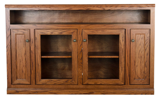 Simply Oak 66" Solid Wood Entertainment Console
