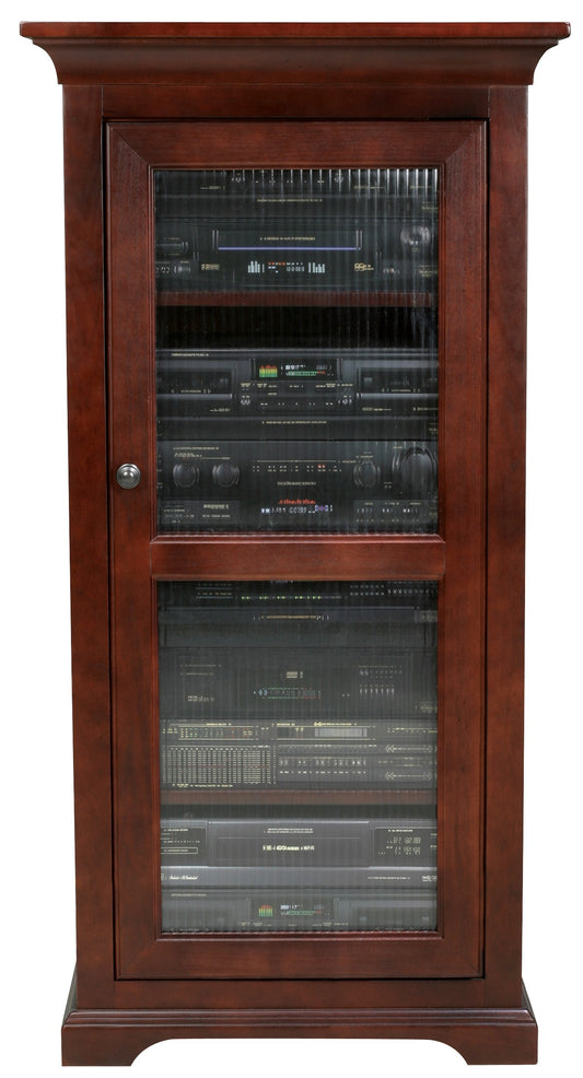 55" Savannah Solid Wood Audio Tower eagle furniture Caribbean rum front