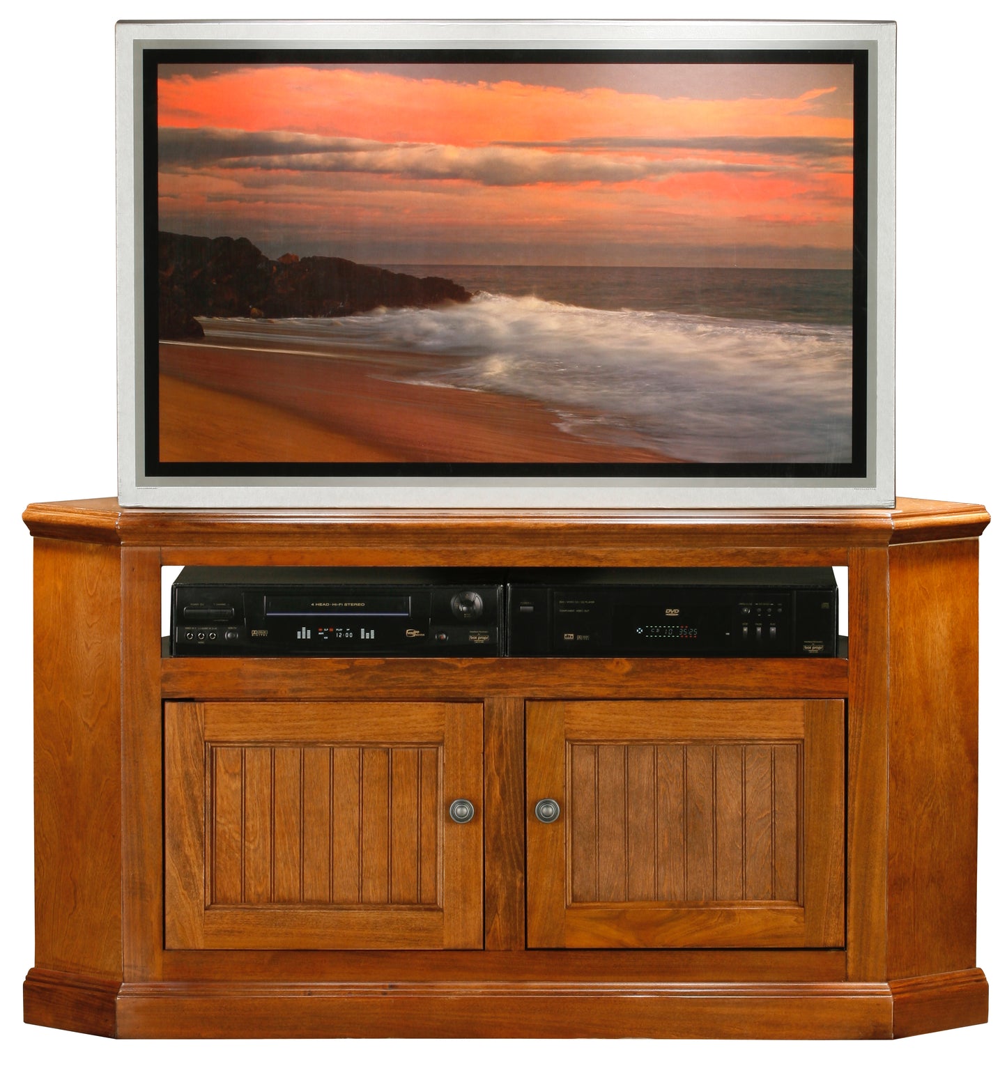 50" Coastal Corner TV Cart