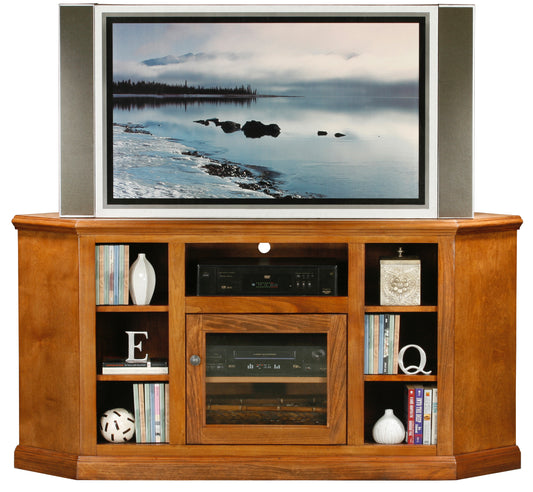 63" Corner Entertainment Console