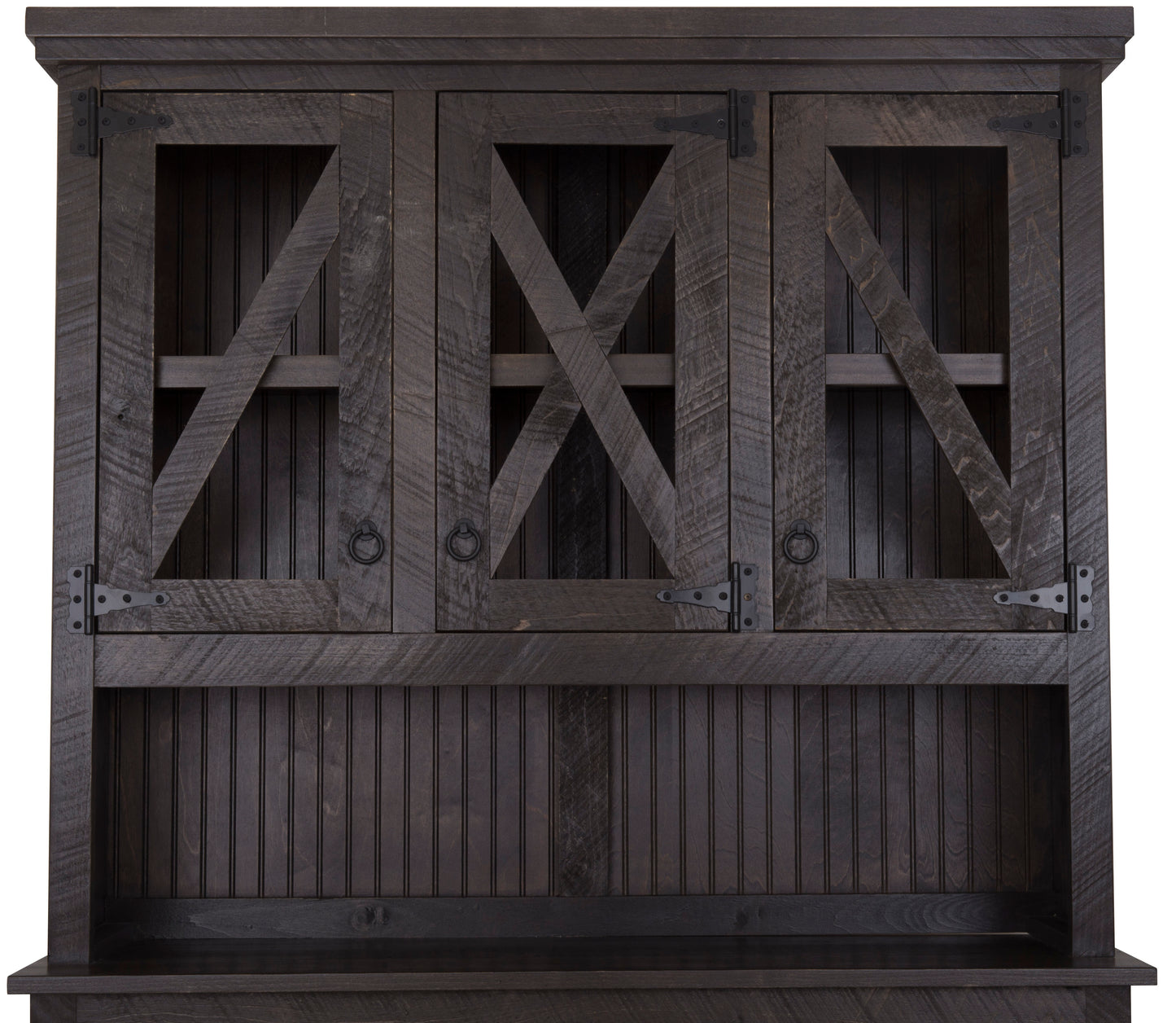 Farmhouse Extra Wide Solid Wood Dining Hutch and Buffet