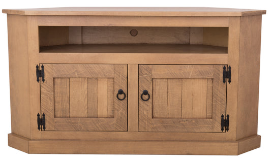Rustic 50" Corner TV Console