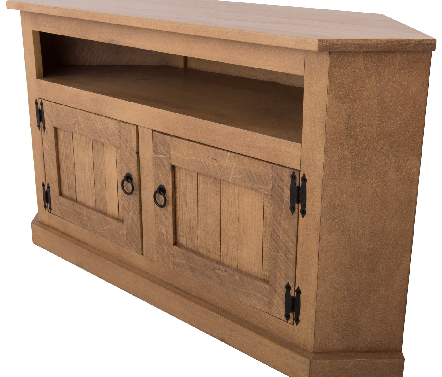 Rustic 50" Corner TV Console