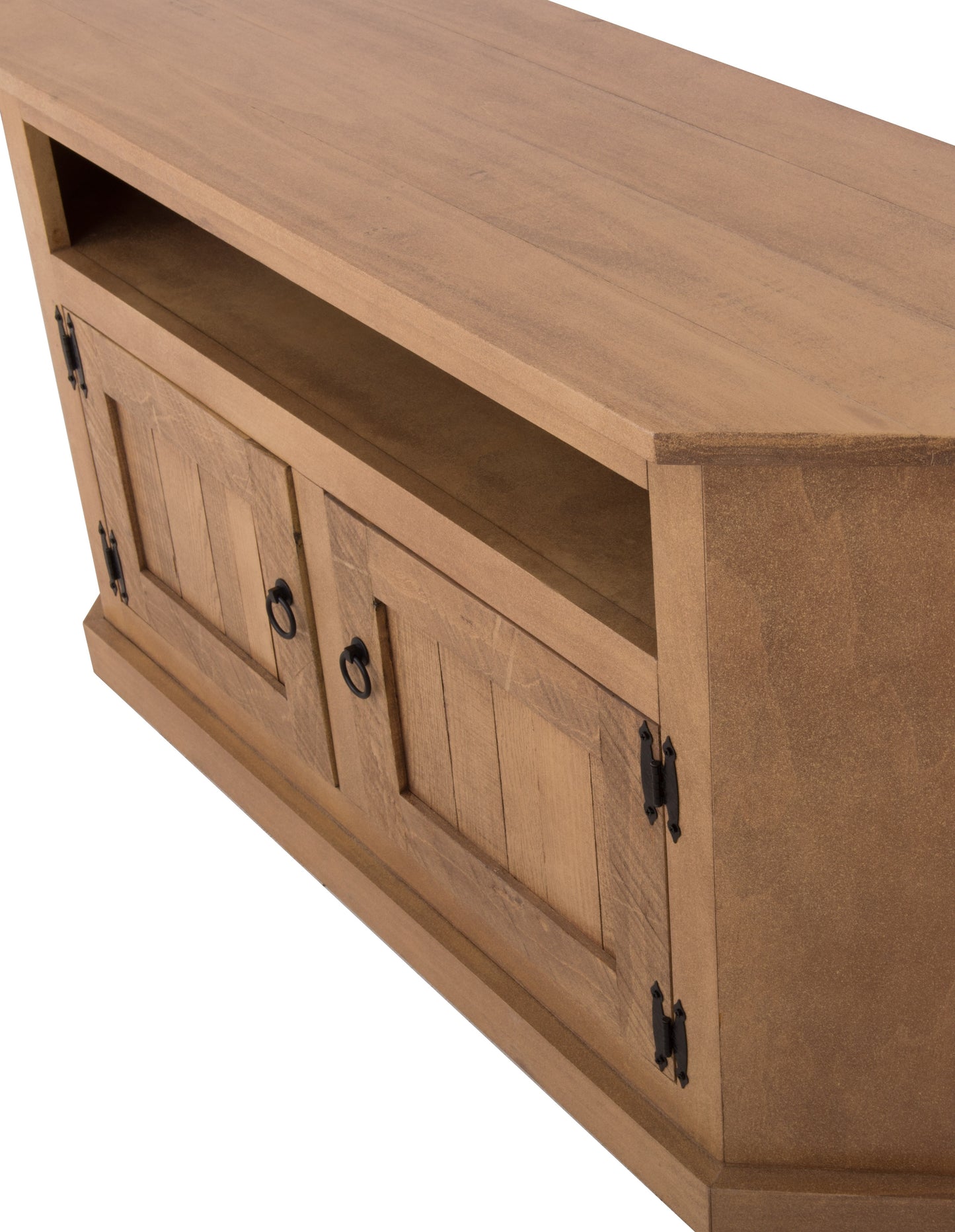 Rustic 50" Corner TV Console