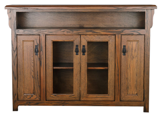 59" Wide Mission Tall Entertainment Console