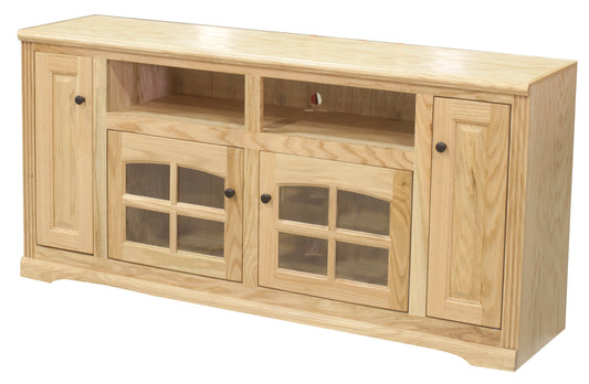 66" Oak Ridge Tall Entertainment Console