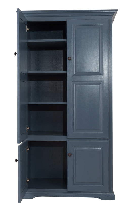 Traditional Double Kitchen Pantry Cabinet