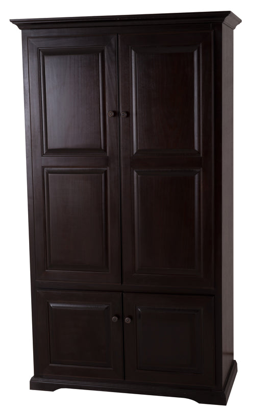 Traditional Double Wide Kitchen Pantry Cabinet