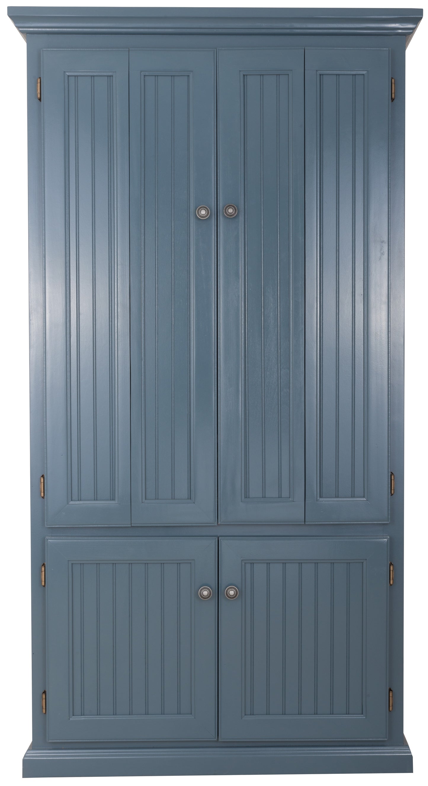Coastal Computer Armoire eagle furniture smokey blue front
