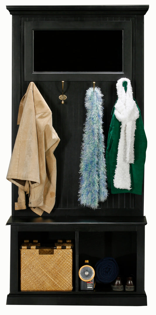 Coastal Hall Tree eagle furniture black front