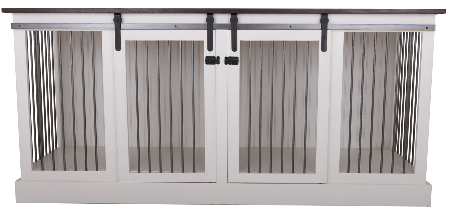 Pet Kennel with Sliding Door Style, Without Divider