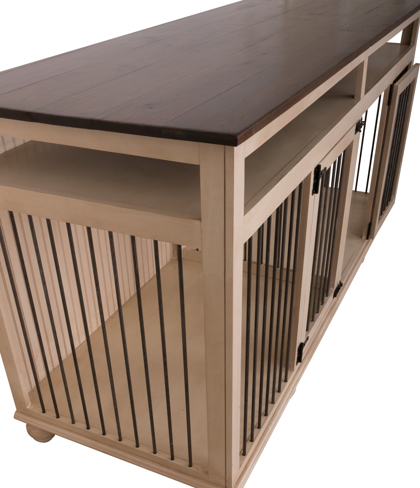 Pet Kennel with Open Component, Without Divider