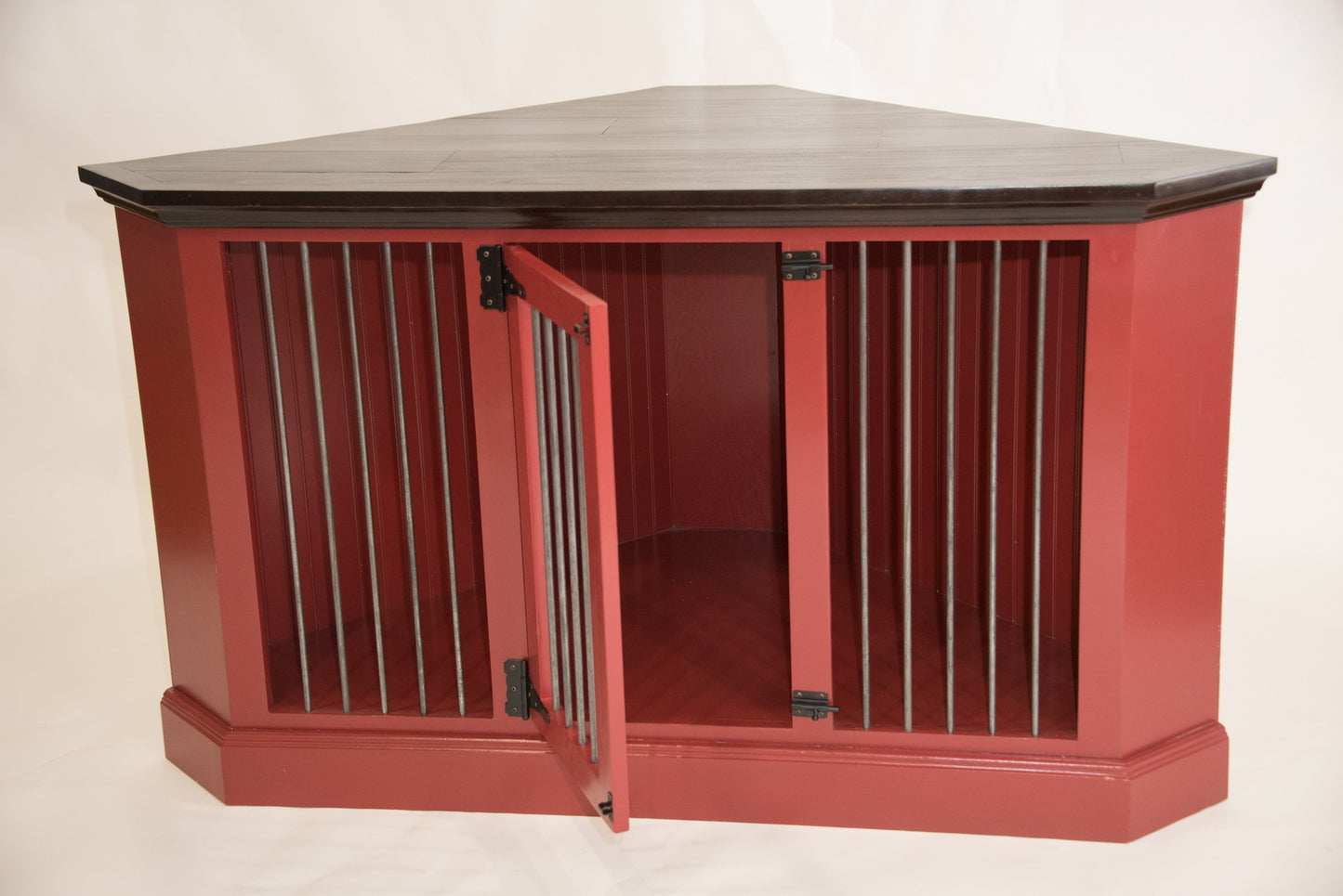 Corner Solid Wood Pet Crate