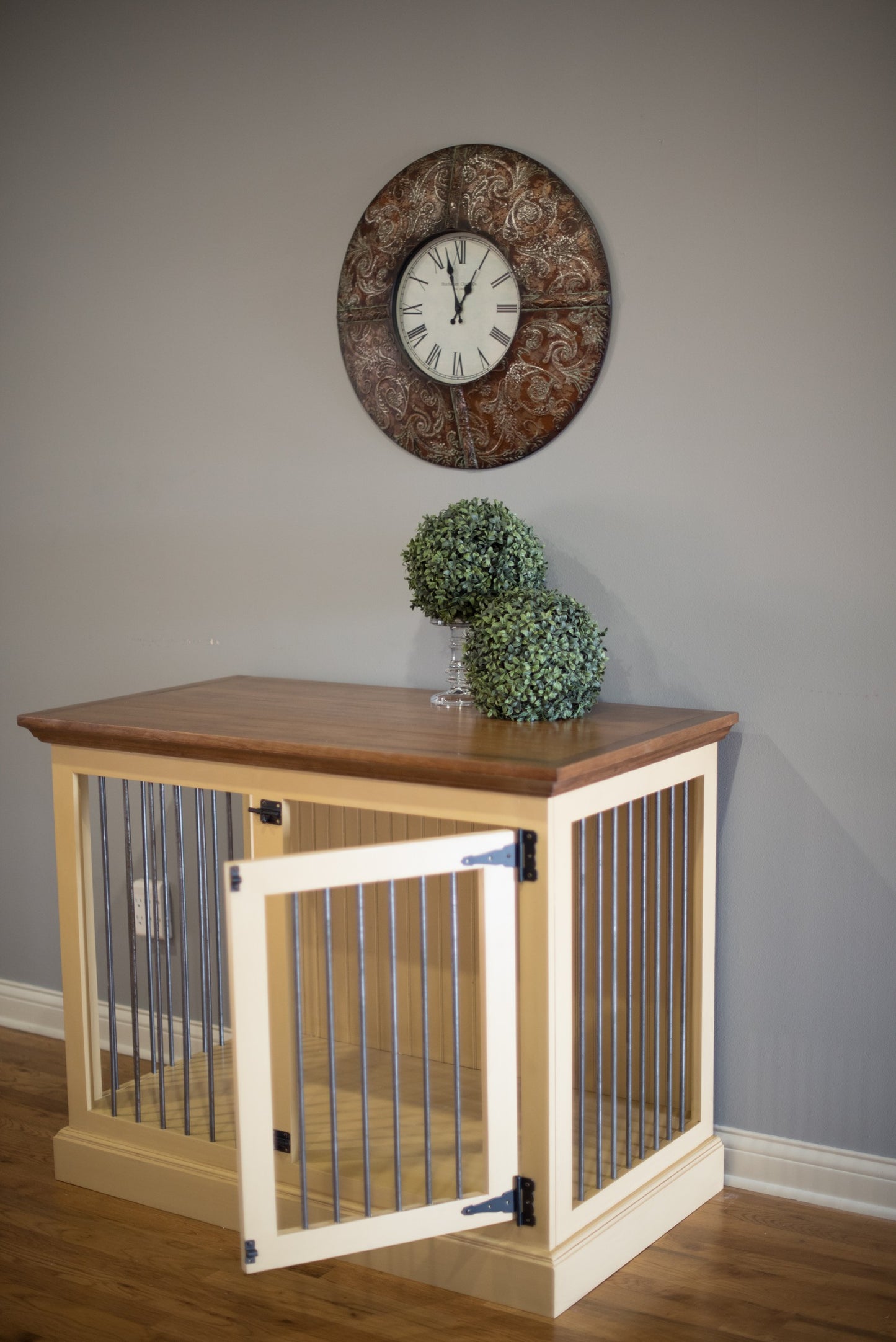 Single Solid Wood Pet Kennel
