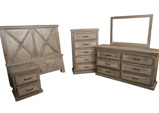 Rustic Queen Bed Set