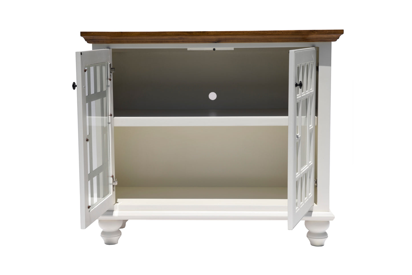 Vintage 43" Solid Wood Entertainment Console